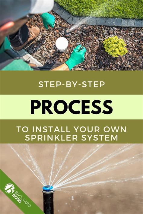 How to install a sprinkler system in 2021 | Sprinkler system, Sprinkler, Installation