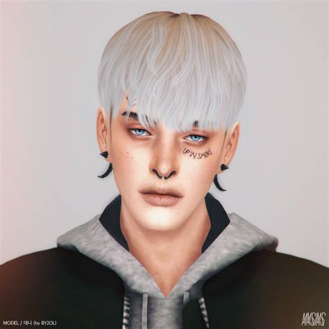 MMSIMS am Hair 07 Night Night | MMSIMS on Patreon | Sims 4 hair male ...