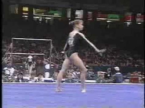 Lilia Podkopayeva - 1996 Olympics AA - Floor Exercise - YouTube