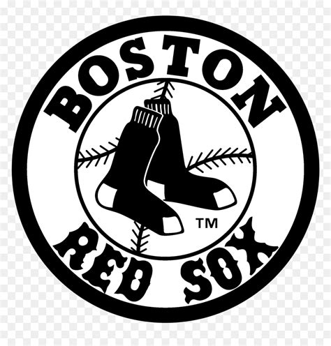 Boston Red Sox Logo Mlb Emblem - Black Boston Red Sox Logo, HD Png Download - vhv