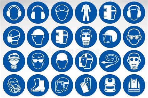 Ppe Safety Symbols Clip Art