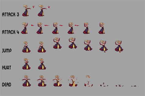 Free Vampire Pixel Art Sprite Sheets Download - CraftPix.net