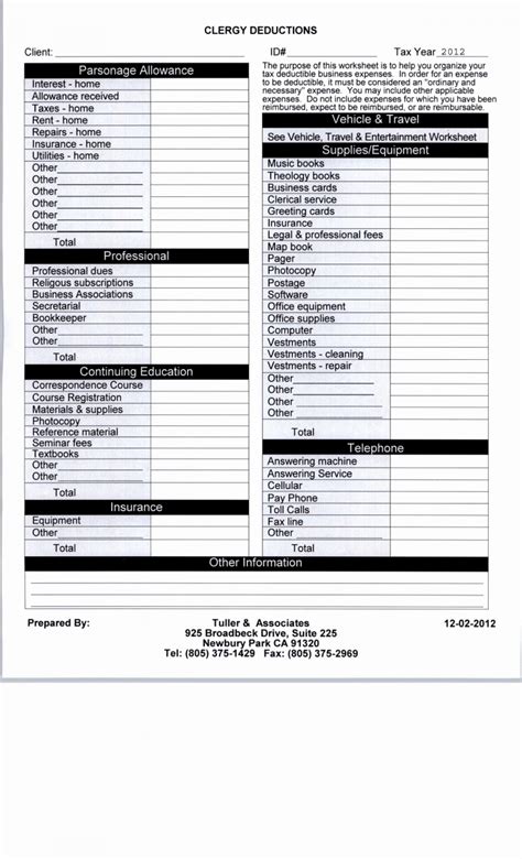 Tax Preparation Excel Spreadsheet — db-excel.com