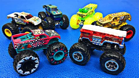 2019 Hot Wheels Monster Trucks for Kids | Learn Monster Truck Names ...