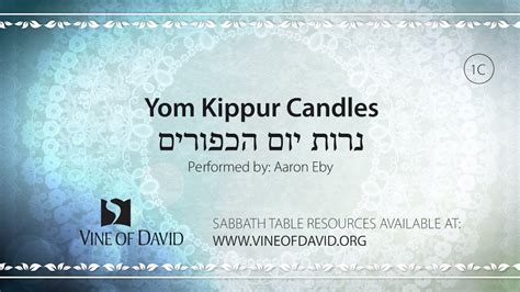 Yom Kippur Shabbat Candle Lighting Prayer Time | Americanwarmoms.org