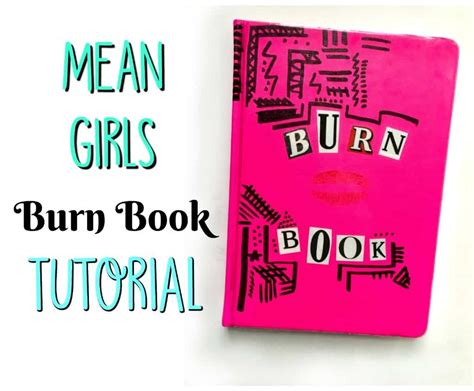 Mean Girls Burn Book Tutorial Journal Do it yourself | Mean girls burn ...