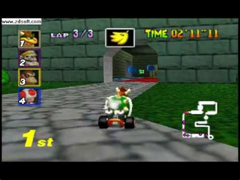 Mario Kart 64 Bowser's Castle - YouTube