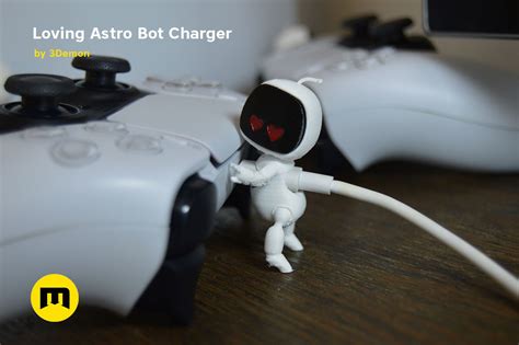 Astro Bot PS5 Controller Charger 3D model 3D printable | CGTrader