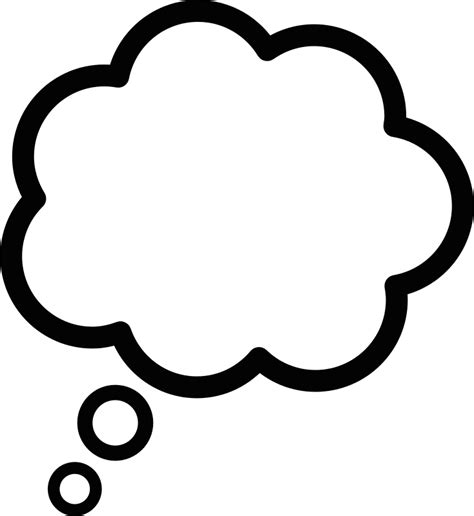 Download Vector Thinking Cloud Png