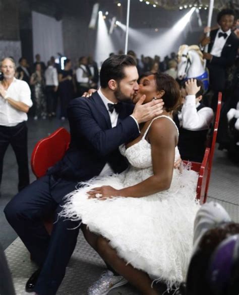 Serena Williams Romantically Lock Lips With Her Husband, Alexis Ohanian At Their Wedding ...