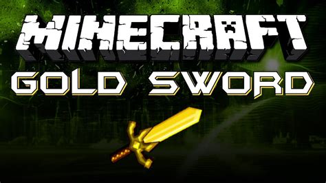 MINECRAFT - Gold Sword (Weapon Tips and Advice) - YouTube