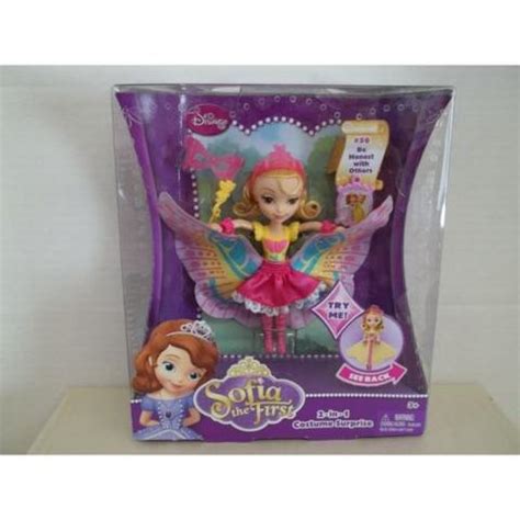 Disney Princess Sofia the First Doll 2-in-1 Costume Surprise AMBER Butterfly #50 | #1555206275