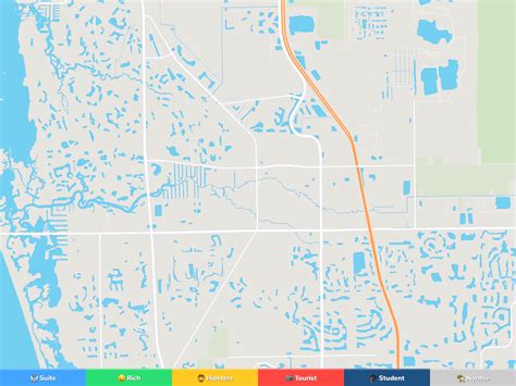 Bonita Springs Neighborhood Map