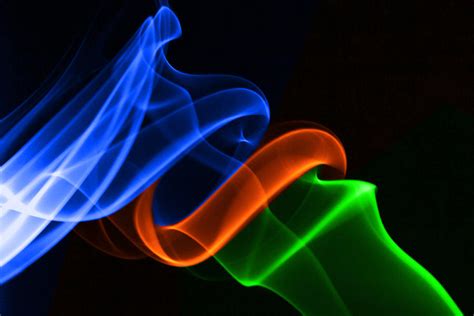 Smoke Colors Photograph by Cedric Darrigrand