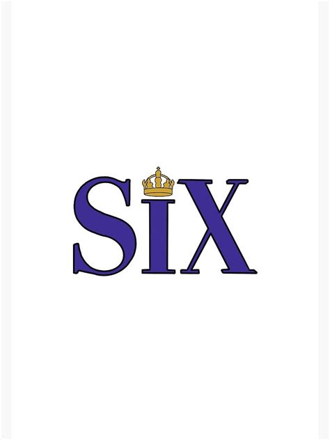 "Six the Musical inspired logo" Canvas Print by maryb117 | Redbubble