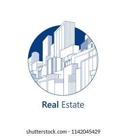 Real Estate Background Vector Illustration Stock Vector (Royalty Free) 1142045429 | Shutterstock