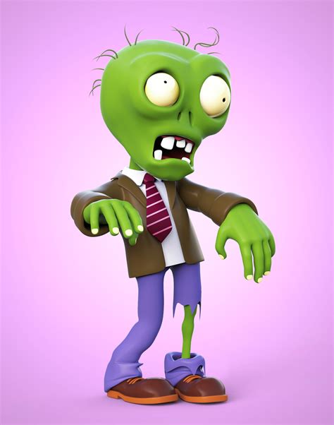 ArtStation - Zombie "Plants-Vs-Zombies Fan art"