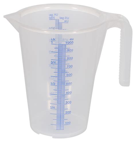 Buy 1 Liter Measuring Cup with Scale, Transparent | Louis motorcycle clothing and technology