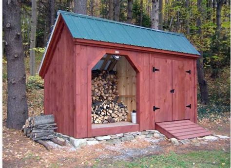 Firewood shed | 60 design ideas | Plans | How to build