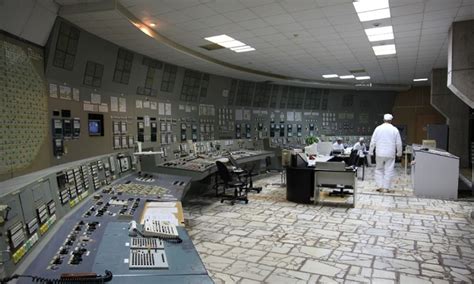 The control room of the Chernobyl power plant reactor 4 is open to the public!