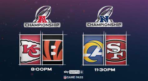 How to watch NFL Conference Championships in the UK: Bengals vs Chiefs, 49ers vs Rams | Trusted ...