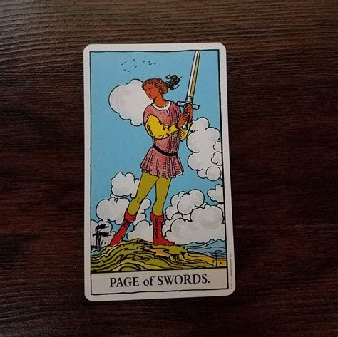 page of swords | A Fool's Journey Through Tarot