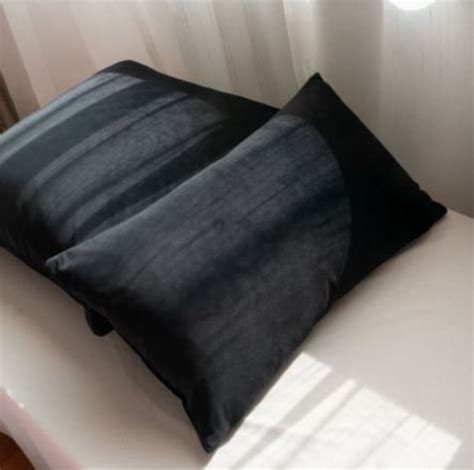 Black Velvet Throw Pillow Black Pillow Velvet Pillow Cover - Etsy