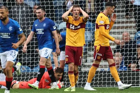 Rangers were lucky to beat us, I thought I had equalised, says Motherwell star - Daily Record