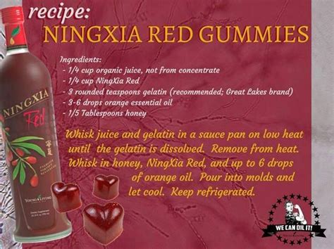 NingXia Red Gummies NingXia Red is loaded with Vitamins and Minerals from real food sources ...