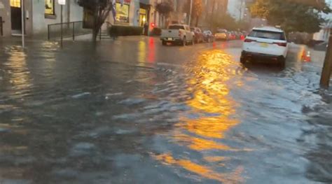 Hoboken residents and commuters urged to stay off roads as rain storm ...