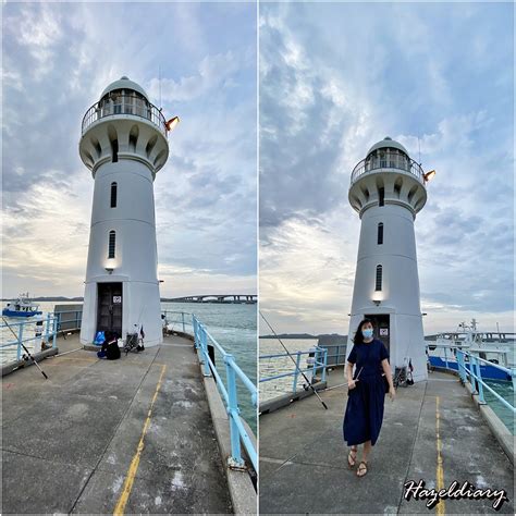 [EXPLORE SG] Catch Sunset At Raffles Marina Lighthouse – Hidden Gem in Singapore - HazelDiary