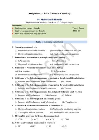 Assignment-3: Org mechanism | PDF