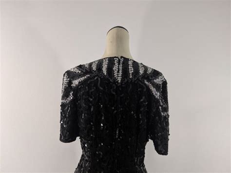 Silver & Black Sequin Cocktail Dress Diva Glam Robert… - Gem