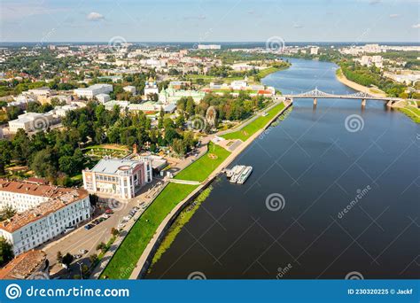 Cityscape of Tver, Russia stock image. Image of landscape - 230320225