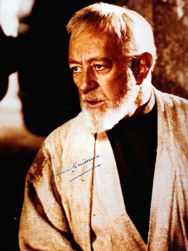 SIR ALEC GUINNESS autograph Star Wars signed movie memorabilia