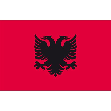 Official flag of Albania