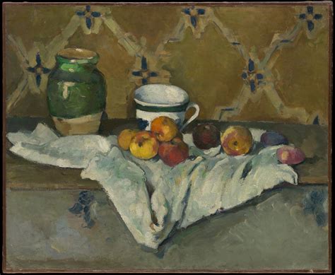 Paul Cézanne | Still Life with Jar, Cup, and Apples | The Metropolitan Museum of Art