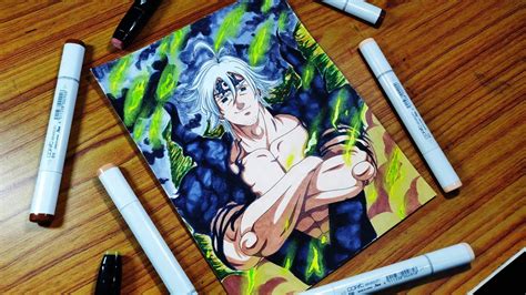 DRAWING ESTAROSSA - SEVEN DEADLY SINS FAN ART - YouTube