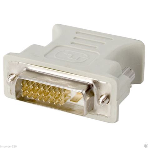 Simyoung DVI-D Digital Dual Link male 24+1 to VGA female adapter DVI(24+1)Pin to VGA M/F Adapter ...