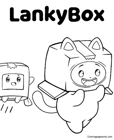 Lankybox Free Printable Coloring Pages Lankybox Coloring Pages | The Best Porn Website