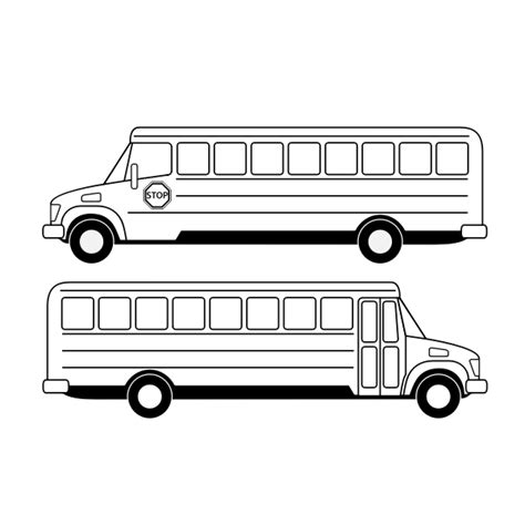 School bus vector drawing | Free SVG