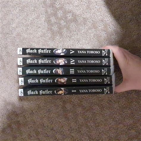 Black Butler Manga Vol. 1-5 *great condition,... - Depop