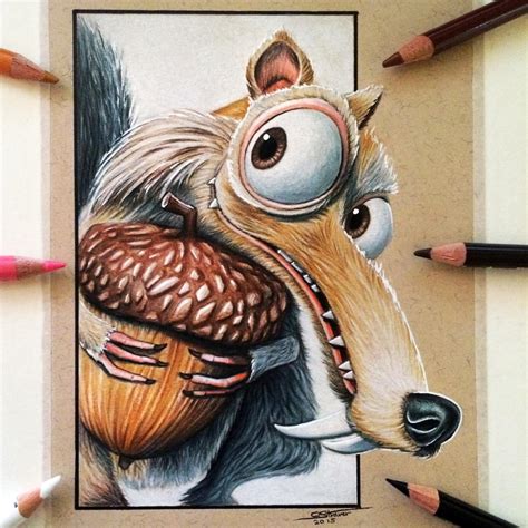 Scrat Drawing - Ice Age Fan Art by LethalChris on DeviantArt