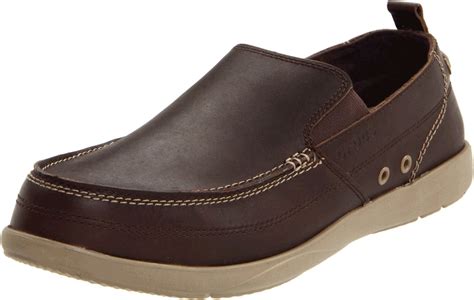 leather shoes for mens: crocs Men'sHarborline Boat Shoe