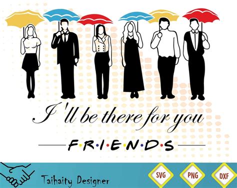 Friends Tv Show Names Svg Friends Svg Dxf Svg Png Etsy Friends Tv ...