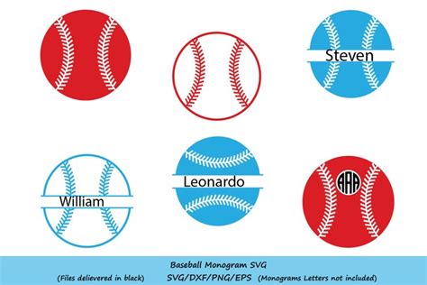 Baseball SVG, Baseball monogram Svg, Baseball SVG Cut files.