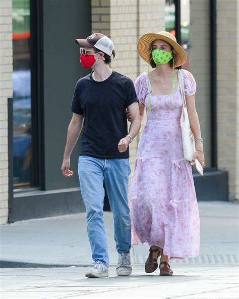 MAYA HAWKE and Tom Sturridge Wearing Masks Out in New York 08/02/2020 ...