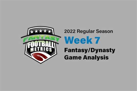 2022 Week 7 Recap: Bears 33, Patriots 14 (by Ross Jacobs) - FantasyFootballMetrics