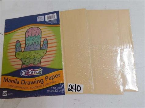 ART STREET MANILA DRAWING PAPER 50 SHEETS PER PACK 9" X 12" - Dallas ...