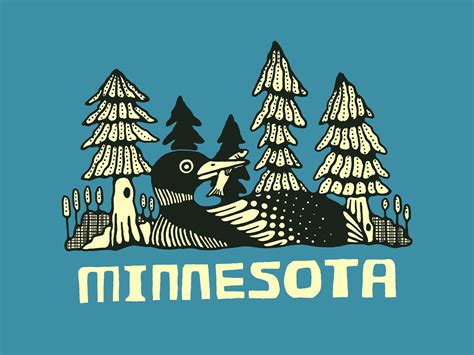 Minnesota State Bird by Dalton Satterfield on Dribbble